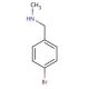 4-Bromo-N-methylbenzylamine (CAS 699-03-6) - chemical structure image