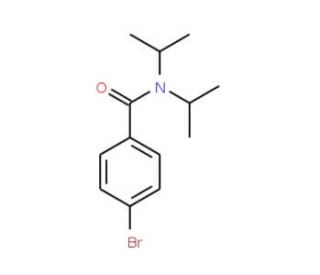 4-Bromo-N,N-diisopropylbenzamide (CAS 79606-46-5) - chemical structure image