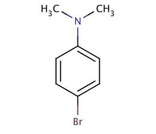 4-Bromo-N,N-dimethylaniline (CAS 586-77-6) - chemical structure image