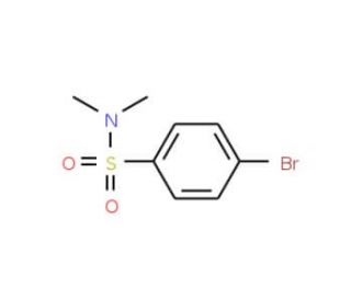 4-Bromo-N,N-dimethylbenzenesulfonamide (CAS 707-60-8) - chemical structure image