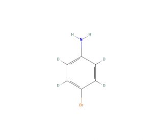4-Bromoaniline-2,3,5,6-d4 (CAS 61357-76-4) - chemical structure image