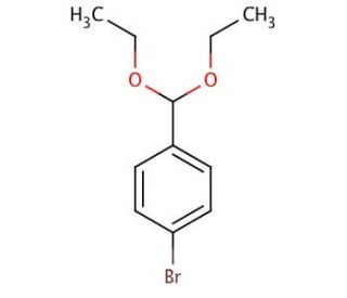 4-Bromobenzaldehyde diethyl acetal (CAS 34421-94-8) - chemical structure image