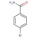 4-Bromobenzamide (CAS 698-67-9) - chemical structure image