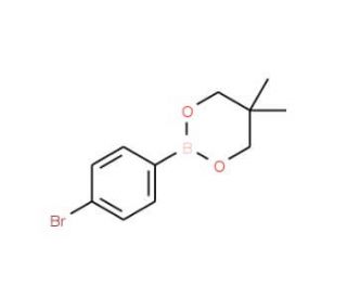4-Bromobenzeneboronic acid neopentyl glycol ester (CAS 183677-71-6) - chemical structure image