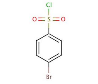 4-Bromobenzenesulfonyl chloride (CAS 98-58-8) - chemical structure image