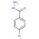 4-Bromobenzoic hydrazide (CAS 5933-32-4) - chemical structure image