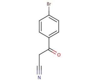 (4-Bromobenzoyl)acetonitrile (CAS 4592-94-3) - chemical structure image