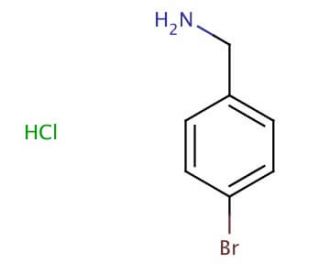 4-Bromobenzylamine hydrochloride (CAS 26177-44-6) - chemical structure image
