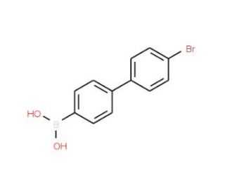 4-Bromobiphenyl-4&prime;-boronic acid (CAS 480996-05-2) - chemical structure image
