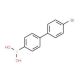 4-Bromobiphenyl-4′-boronic acid (CAS 480996-05-2) - chemical structure image