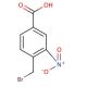 4-Bromomethyl-3-nitrobenzoic acid (CAS 55715-03-2) - chemical structure image