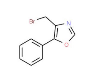 4-(Bromomethyl)-5-phenyl-1,3-oxazole (CAS 368869-94-7) - chemical structure image