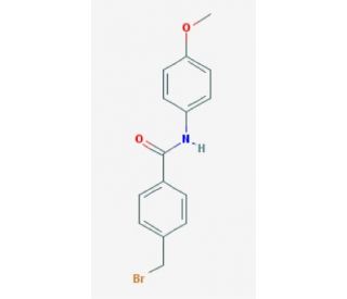 4-(bromomethyl)-N-(4-methoxyphenyl)benzamide - chemical structure image