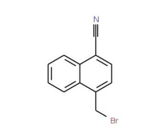 4-(Bromomethyl)naphthalene-1-carbonitrile (CAS 41014-20-4) - chemical structure image