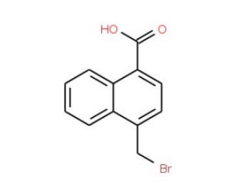 4-(Bromomethyl)naphthalene-1-carboxylic acid (CAS 30236-02-3) - chemical structure image