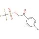 4-Bromophenacyl trifluoromethanesulfonate (CAS 93128-04-2) - chemical structure image