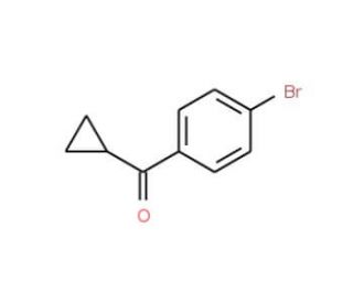(4-Bromophenyl)cyclopropylmethanone (CAS 6952-89-2) - chemical structure image