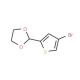4-Bromothiophene-2-carboxaldehyde ethylene glycol acetal (CAS 58267-85-9) - chemical structure image