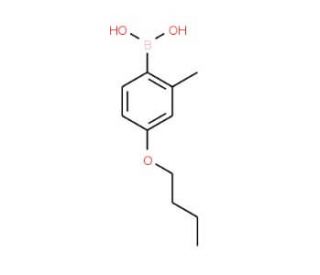 4-Butoxy-2-methylphenylboronic acid (CAS 845551-43-1) - chemical structure image
