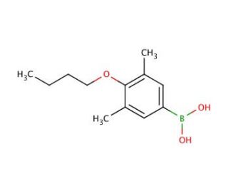 4-Butoxy-3,5-dimethylphenylboronic acid (CAS 845551-41-9) - chemical structure image