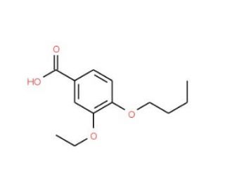 4-Butoxy-3-ethoxy-benzoic acid (CAS 101268-36-4) - chemical structure image