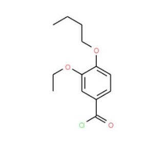 4-butoxy-3-ethoxybenzoyl chloride - chemical structure image