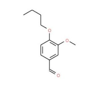 4-Butoxy-3-methoxy-benzaldehyde (CAS 51301-87-2) - chemical structure image