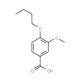 4-Butoxy-3-methoxy-benzoic acid (CAS 3535-34-0) - chemical structure image
