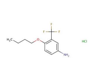 4-Butoxy-3-(trifluoromethyl)aniline hydrochloride - chemical structure image