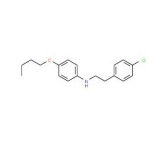 4-Butoxy-N-(4-chlorophenethyl)aniline - chemical structure image