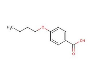 4-Butoxybenzoic acid (CAS 1498-96-0) - chemical structure image