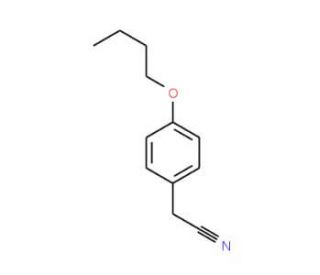 4-Butoxyphenylacetonitrile (CAS 38746-93-9) - chemical structure image