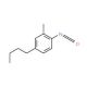 4-Butyl-2-methylphenyl isocyanate, tech (CAS 306935-81-9) - chemical structure image
