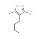 4-Butyl-5-methyl-3-isoxazolol (CAS 96520-39-7) - chemical structure image