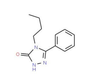 4-Butyl-5-phenyl-2,4-dihydro-3H-1,2,4-triazol-3-one - chemical structure image
