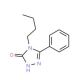 4-Butyl-5-phenyl-2,4-dihydro-3H-1,2,4-triazol-3-one - chemical structure image