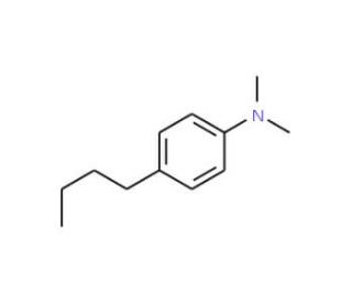 4-Butyl-N,N-dimethylaniline (CAS 13330-29-5) - chemical structure image