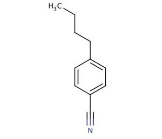 4-Butylbenzonitrile (CAS 20651-73-4) - chemical structure image