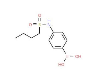 4-(Butylsulfonamido)phenylboronic acid (CAS 1072945-66-4) - chemical structure image