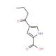 4-Butyryl-1H-pyrrole-2-carboxylic acid - chemical structure image