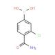4-Carbamoyl-3-chlorophenylboronic acid (CAS 850589-52-5) - chemical structure image