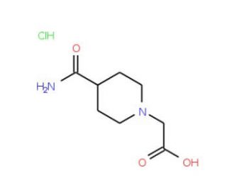 (4-Carbamoyl-piperidin-1-yl)-acetic acid hydrochloride - chemical structure image