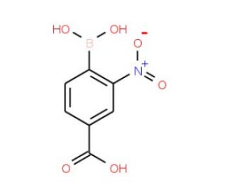 4-Carboxy-2-nitrophenylboronic acid (CAS 85107-54-6) - chemical structure image