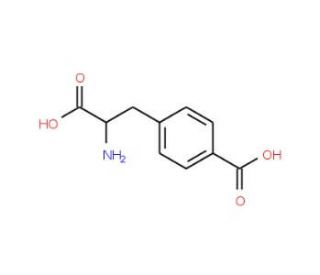 4-Carboxy-L-phenylalanine (CAS 126109-42-0) - chemical structure image