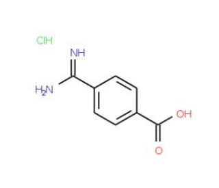 4-Carboxybenzamidine hydrochloride (CAS 42823-72-3) - chemical structure image