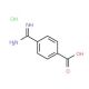 4-Carboxybenzamidine hydrochloride (CAS 42823-72-3) - chemical structure image