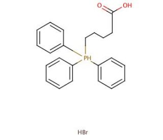 (4-Carboxybutyl)triphenylphosphonium bromide (CAS 17814-85-6) - chemical structure image