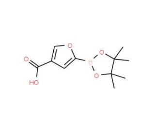 4-Carboxyfuran-2-boronic acid pinacol ester (CAS 1073354-94-5) - chemical structure image