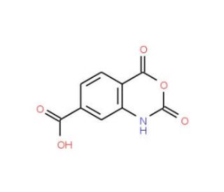 4-Carboxylic-isatoic anhydride (CAS 77423-14-4) - chemical structure image