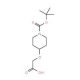 4-Carboxymethoxy-piperidine-1-carboxylic acid tert-butyl ester (CAS 161948-70-5) - chemical structure image